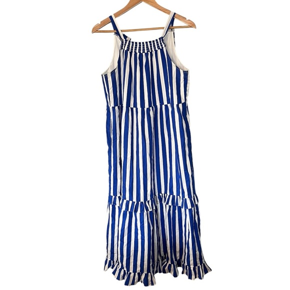 Tuckernuck Pomander Place Blue Stripe Avondale Dress - Picture 2 of 12